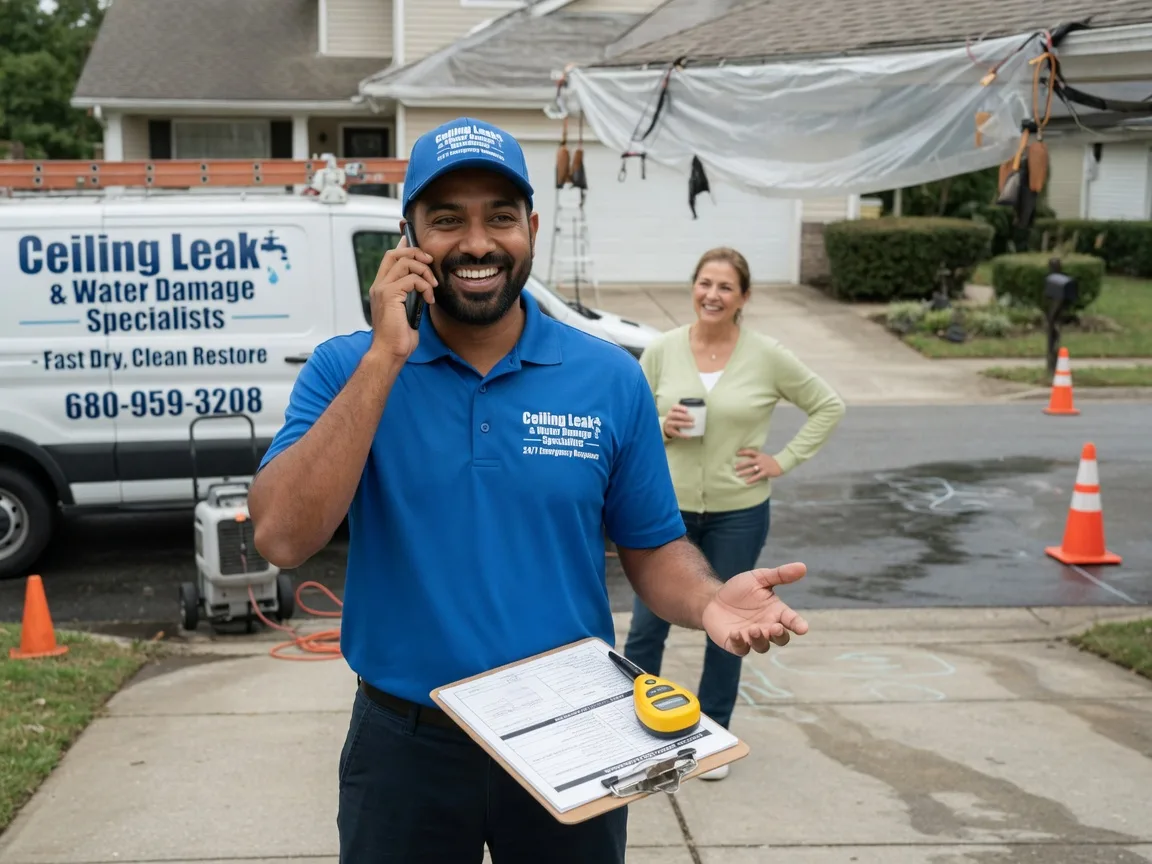 Ceiling Leak Cleanup Bedford, OH FAQs